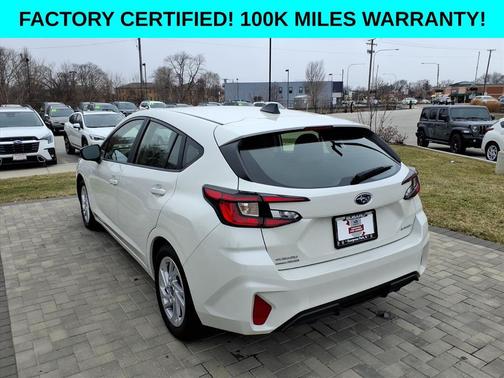 Crystal White Pearl 2024 Subaru Impreza Base