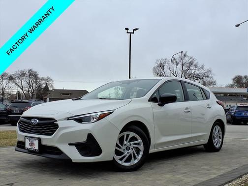 Crystal White Pearl 2024 Subaru Impreza Base