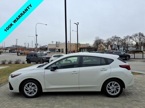 Crystal White Pearl 2024 Subaru Impreza Base