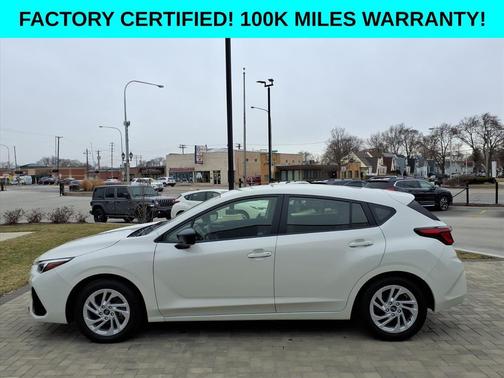 Crystal White Pearl 2024 Subaru Impreza Base