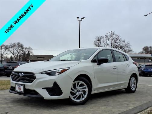 Crystal White Pearl 2024 Subaru Impreza Base