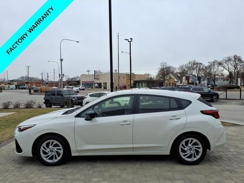 Crystal White Pearl 2024 Subaru Impreza Base