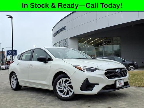 Crystal White Pearl 2024 Subaru Impreza Base