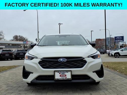 Crystal White Pearl 2024 Subaru Impreza Base
