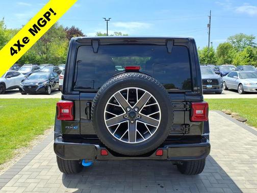 Black Clearcoat 2023 Jeep Wrangler 4xe Sahara High Altitude
