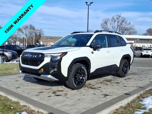 Crystal White Pearl 2026 Subaru Forester Wilderness