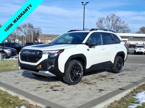 Crystal White Pearl 2026 Subaru Forester Wilderness