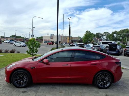 Red Multi-Coat 2021 Tesla Model 3 Long Range