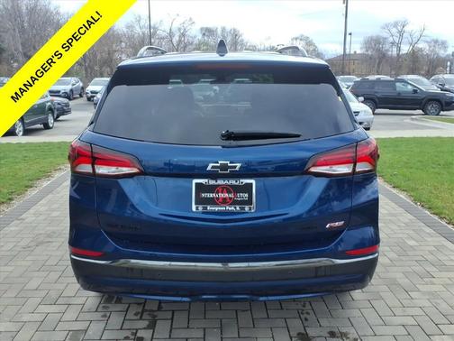 Blue Glow Metallic 2022 Chevrolet Equinox AWD RS