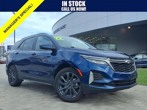 Blue Glow Metallic 2022 Chevrolet Equinox AWD RS