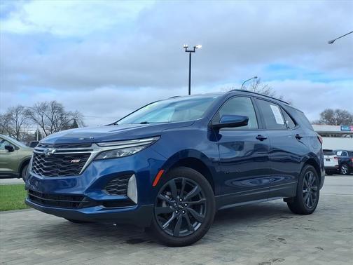 Blue Glow Metallic 2022 Chevrolet Equinox AWD RS