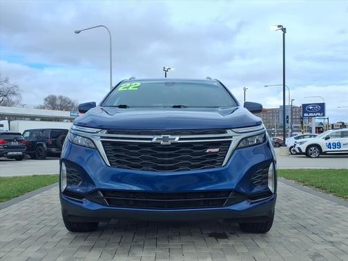 Blue Glow Metallic 2022 Chevrolet Equinox AWD RS