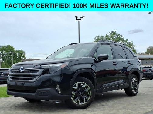 Crystal Black Silica 2025 Subaru Forester Premium