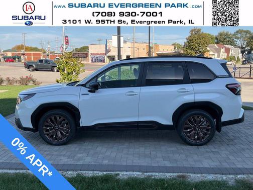 Crystal White 2026 Subaru Forester Hybrid Sport