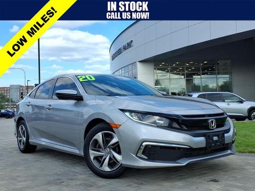 Lunar Silver Metallic 2020 Honda Civic LX