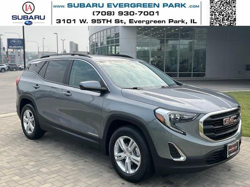Satin Steel Metallic 2021 GMC Terrain SLE