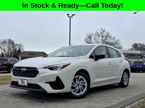 Crystal White Pearl 2024 Subaru Impreza Base