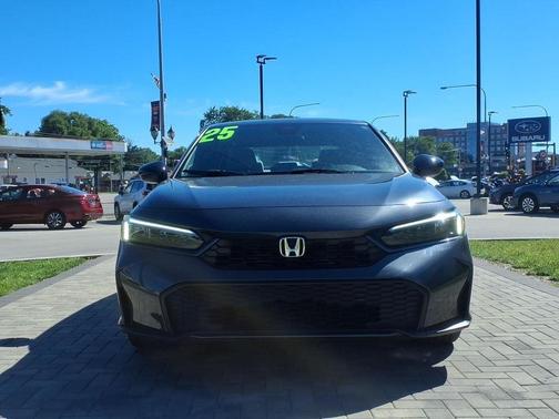 Gray Metallic 2025 Honda Civic Hybrid Sport