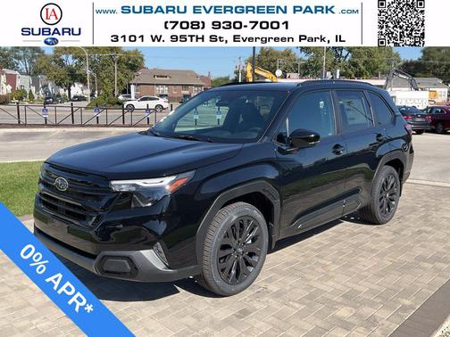 Crystal Black 2026 Subaru Forester Sport