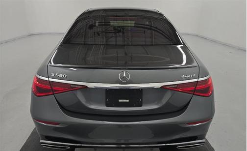 Gray 2021 Mercedes-Benz S-Class S 580 4MATIC