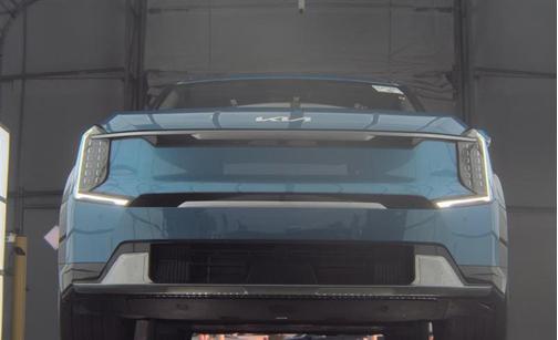 Ocean Blue 2024 Kia EV9 Land