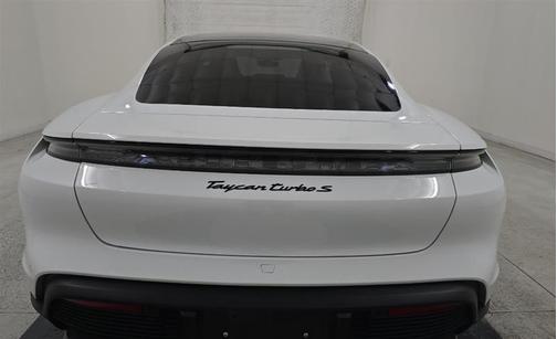 White 2024 Porsche Taycan Turbo S