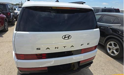 White 2025 Hyundai SANTA FE Calligraphy