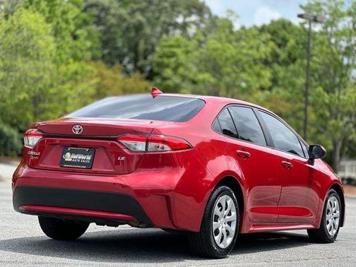 Barcelona Red Metallic 2020 Toyota Corolla LE