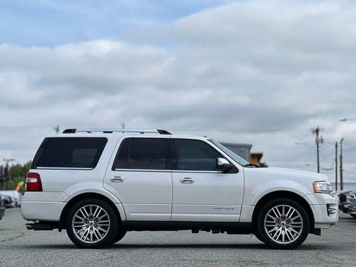 White Platinum Metallic Tri-Coat 2017 Ford Expedition Platinum