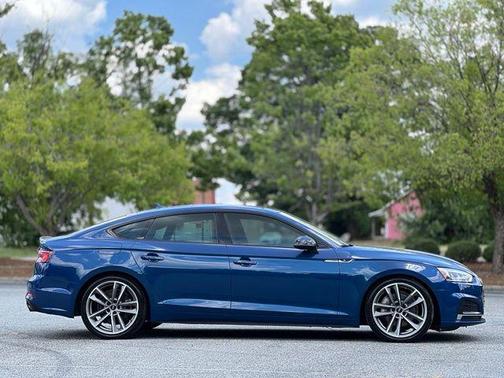 Blue Metallic 2019 Audi A5 45 Premium