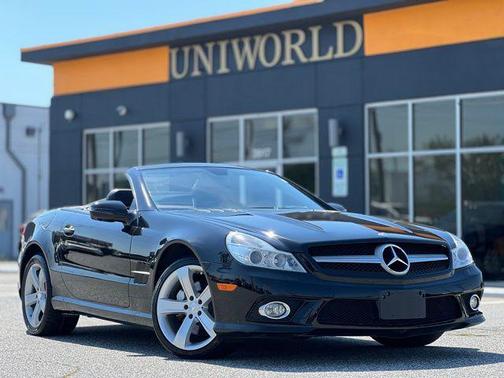Black 2009 Mercedes-Benz SL-Class SL 550