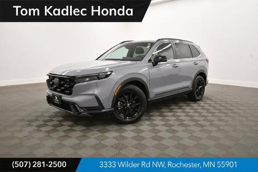 Gray 2024 Honda CR-V Hybrid Sport AWD
