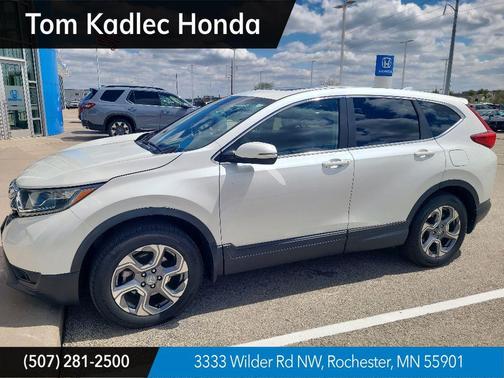 White 2018 Honda CR-V EX