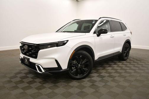 White 2025 Honda CR-V Hybrid Sport Touring AWD