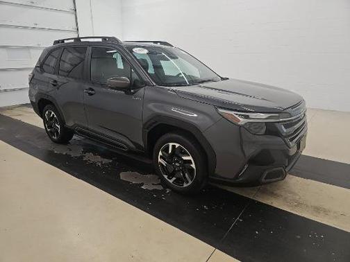 Gray Metallic 2025 Subaru Forester Hybrid Limited