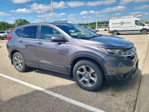 Gray 2018 Honda CR-V EX-L
