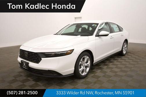 Platinum White Pearl 2026 Honda Accord LX 1.5T