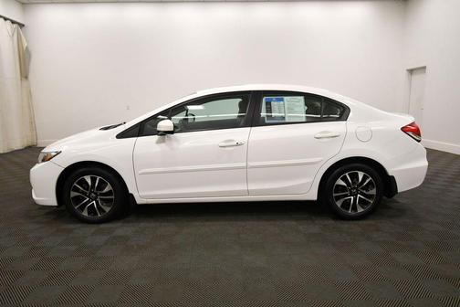 White 2014 Honda Civic EX