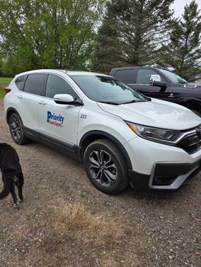 White 2020 Honda CR-V EX-L