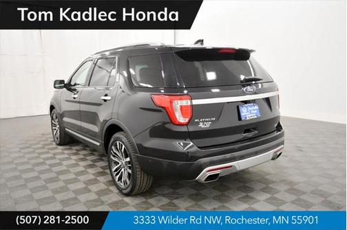 Shadow Black 2017 Ford Explorer Platinum