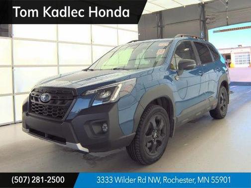 Blue 2023 Subaru Forester Wilderness