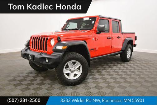 Red 2020 Jeep Gladiator Sport S