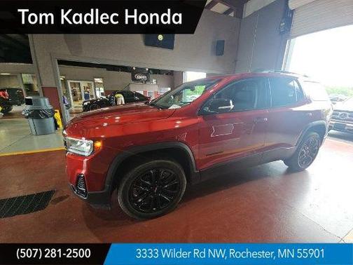 Volcanic Red 2023 GMC Acadia SLT
