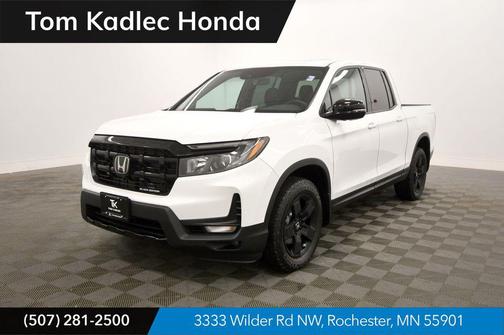 Platinum White Pearl 2026 Honda Ridgeline Black