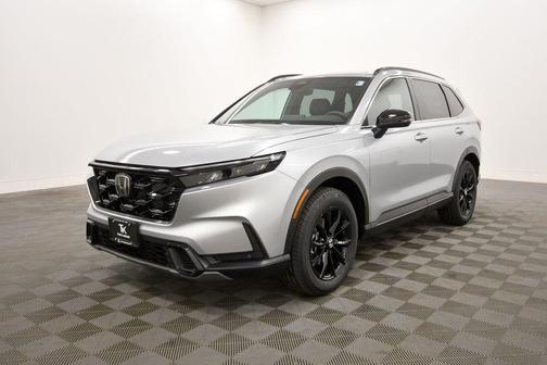 Solar Silver Metallic 2026 Honda CR-V Hybrid Sport-L AWD