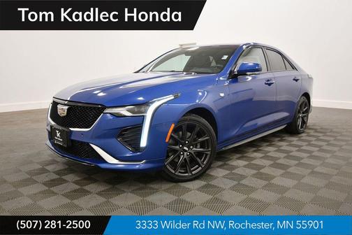 Electric Blue 2022 Cadillac CT4 Sport