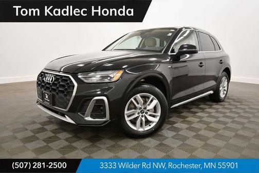 Black Metallic 2023 Audi Q5 45 S line Premium