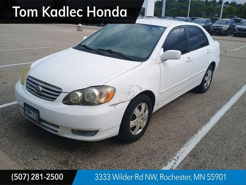 Super White 2003 Toyota Corolla LE