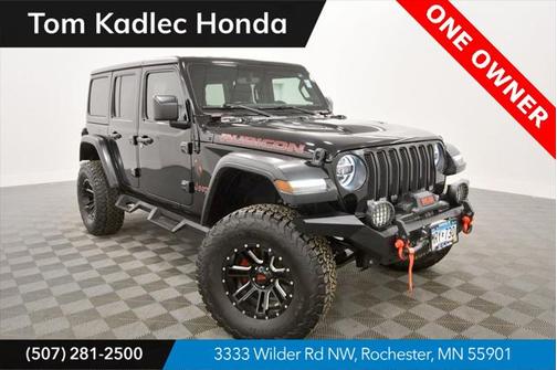 Black Clearcoat 2018 Jeep Wrangler Unlimited Rubicon