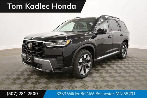 Crystal Black Pearl 2026 Honda Pilot Elite